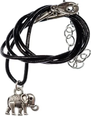 Produktbild von Elefanten Kette Halskette Miniblings Elefant Elefantenkette Safari Zoo Leder