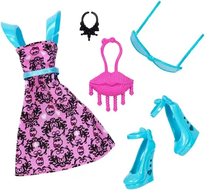 Immagine prodotto di Set completo Draculaura, linea Monster High, con abbigliamento