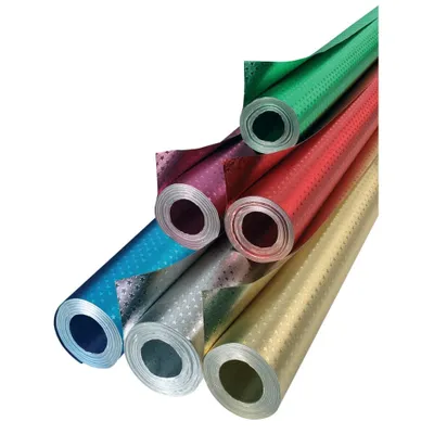 Produktbild von 50x FOLIA 50ST Alu-Bastelfolie "Sternchen" 500 x 780 mm Display