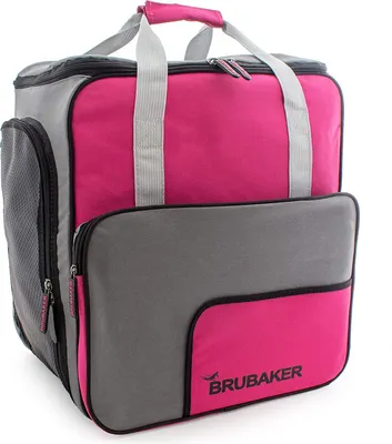 Obrázek produktu pro BRUBAKER Brašna na lyžařské boty Brašna na helmu Batoh na lyžařské hodinky Superfunction Pink Grey