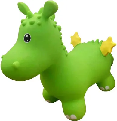 Produktbild von Gerardo´s Toys JUMPY Dragon green Hüpfball Drachenfigur, für draußen und drinnen
