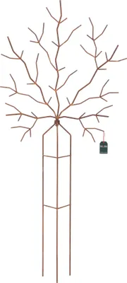Produktbild von KOTARBAU® Metall Gartendekoration Schneeflocke zum Einstecken in den Boden Kupferfarbe