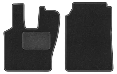 Imagen del producto de Alfombrillas de moqueta para Scania Seria 4 1995-2004 (comercial) – juego de 2 piezas, gris grafito, a medida – Wielganizator LUX