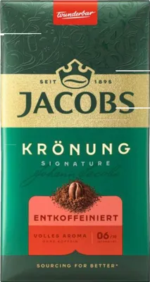 Produktbild von Jacobs Krönung entkoffeiniert gemahlen 500g