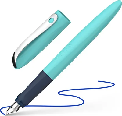 Produktbild von Schneider Füller Wavy A türkis Karton-Etui 1 Stück