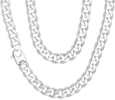Produktbild von 925 Sterling Silber Herren - Panzer Kette - 66cm*15mm; TRS14021L26