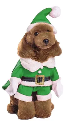 Produktbild von Weihnachtskostüm für Hunde und Katzen, Grün, Größe M