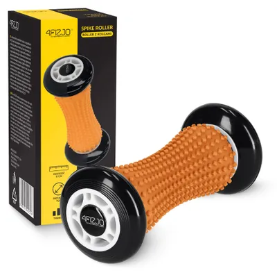 Produktbild von 4FIZJO Spike Roller 17 cm, Massageroller mit Noppen, TPE/PP