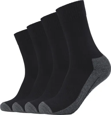 Produktbild von Camano Sportsocken 4er-Pack Pro Tex Function mit verstärkter Ferse black 39-42