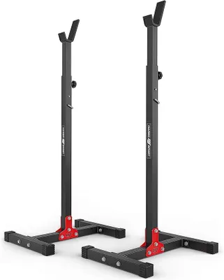 Produktbild von '- Hantelständer Langhantel - Hantelablage für Krafttraining, Squat Rack - Langhantelständer mit Höhenverstellung - 250 kg Belastbarkeit - MH-S201