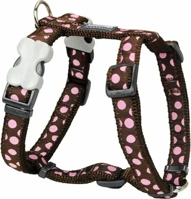 Immagine prodotto di Pettorina per cani Red Dingo Style Pink dots 46-76 cm