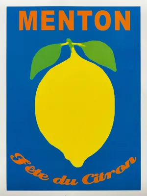 Productafbeelding van Menton - Citroenfestival - Affiche/poster, 30x40 cm