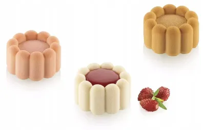 Obrázok produktu pre SilikoMart Charlotte Forma na pečenie 15x30ml silikónová