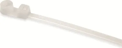 Obrázok produktu pre Hellermann Tyton T50ML, Sťahovací pásik s okom, Polyamid, Biela, 10 cm, 225 N, V2