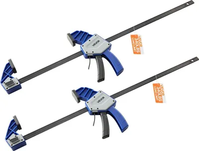 Obrázok produktu pre Svorka na drevo 2-balenie 60,96 cm Jednoruká svorka/rozpínadlo 154 kg