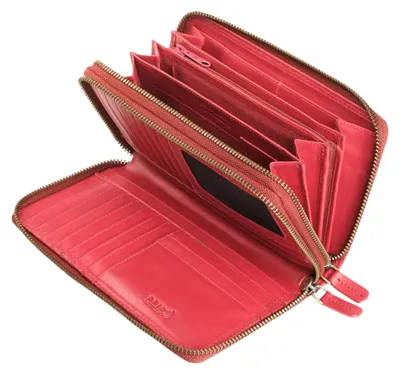 Immagine prodotto di Portafoglio da donna con protezione RFID - Rosso