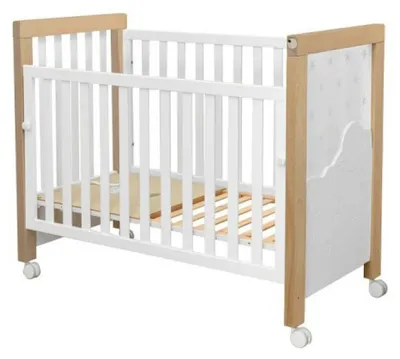 Image de Micuna Lit Dolce Magic 120x60 Blanc/Bois
