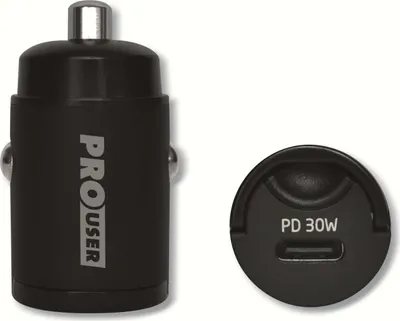 Produktbild von PROUSER Mini KFZ USB-Lader PD2, 30 W, USB-C