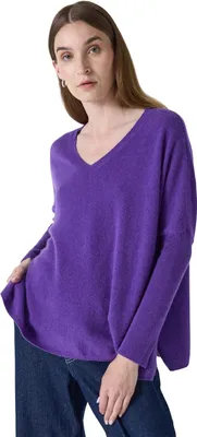 Produktbild von Absolut Cashmere Camille Damen Kaschmirpullover Oversize lila M