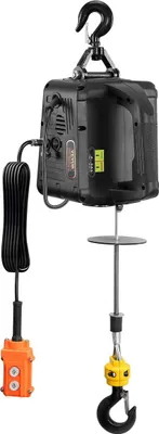 Produktbild von 3-in-1 tragbare elektrische Hebewinde 499 kg mit kabelgebundener/kabelloser Fernbedienung