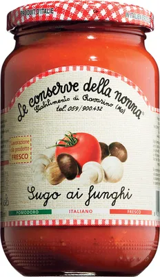 Produktbild von Sauce Sugo ai Funghi 350g - Conserve della Nonna