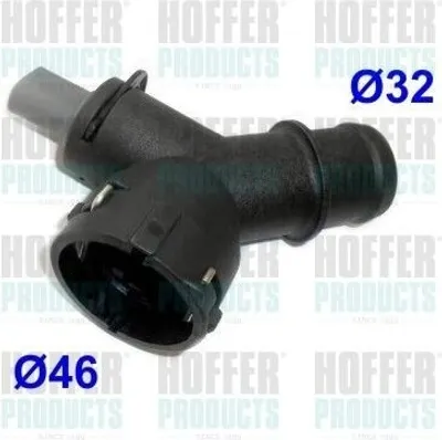 Produktbild von HOFFER 93248 Kühlmittelflansch für VW GOLF VI (5K1) Wasserflansch
