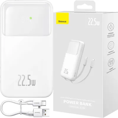 Immagine prodotto di Powerbank Baseus Comet 10000mAh, 22.5W (white)