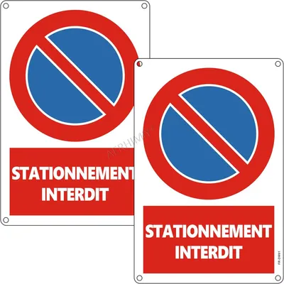Produktbild von Aluminium Verbotsschild 20 x 30 cm, Set von 2, UV-beständig, wasserdicht, für Innen- und Außenbereich