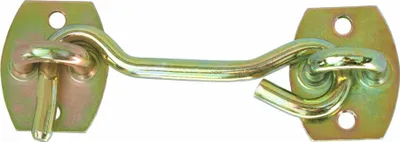 Produktbild von Sturmhaken mit Öse Platten Torbefestigung 8 x 120 mm Fensterhaken Verzinkt
