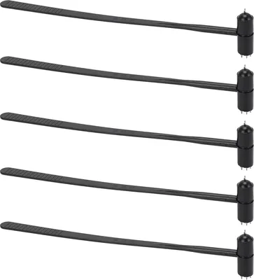 Zdjęcie produktu dla 5Pcs Star Needle Dermal Hammer ABS Handle Lekki zestaw młotków igłowych z podwójną głowicą