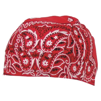 Produktbild von Headwrap, paisley-rot, Baumwolle