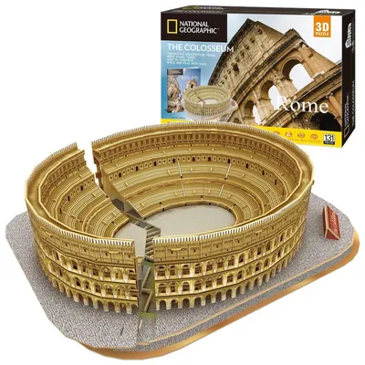 Immagine prodotto di Puzzle 3D, Colosseo, modello architettonico, 131 pezzi