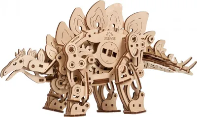 Produktbild von uGEARS Stegosaurus 3D-Holzpuzzle
