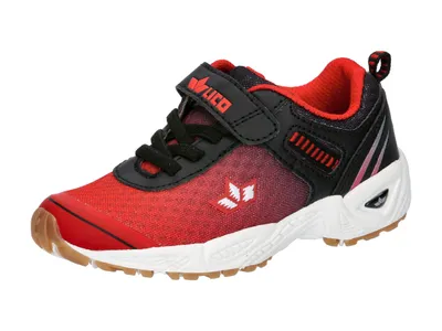 Produktbild von Lico Jungen Sneaker Barney VS 23821-27, 23821-28, 23821-29, 23821-30, 23821-31, 23821-32, 23821-33, 23821-34, 23821-35, 23821-36, 23821-37, 23821-38 LIC-366192 rot/schwarz/weiß 31