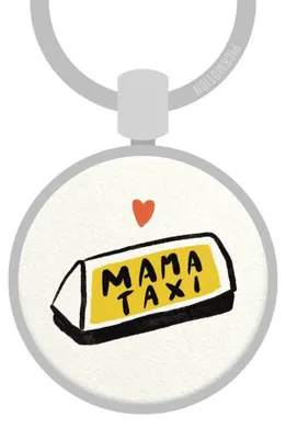 Produktbild von Schlüsselanhänger mama taxi
