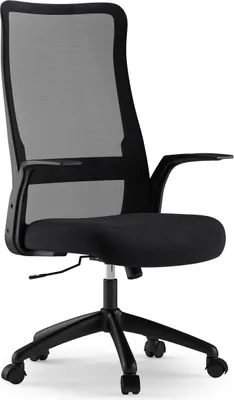 Produktbild von Ergonomická kancelářská židle Sense7 Juno, kancelářská židle s bederní opěrkou, výškově nastavitelná kancelářská židle, černá