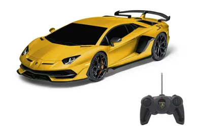 Produktbild von Lamborghini Aventador SVJ 1:24 gelb 40MHz