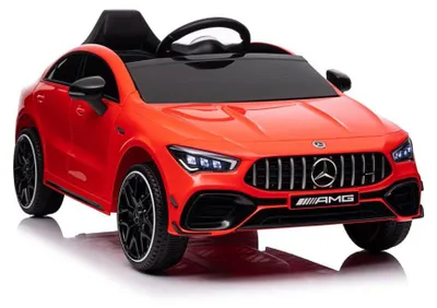 Zdjęcie produktu dla Leantoys – samochód na baterie Mercedes CLA 45s, czerwony, AMG, 4x4