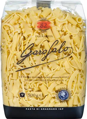 Produktbild von 5x Garofalo Pasta di Gragnano IGP Pasta Mista N° 82 Hartweizengrieß Pasta 100% Neapolitanische Pasta Kurze Pasta Packung mit 500g