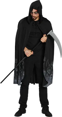 Produktbild von Ghostcape Umhang Cape Geist schwarz Karneval Halloween Kostüm
