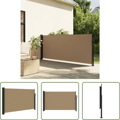 Zdjęcie produktu dla Wysuwana markiza boczna Living Store Taupe 120x600 cm