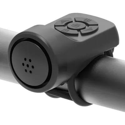 Produktbild von Elektrische Fahrradhupe,NtelligenteFahrradklingel,120 dB,mit 4 Klangmodi+ Diebstahl‑Vibrationsalarm,Starkregenfest,USB‑Aufladung,für Fahrten