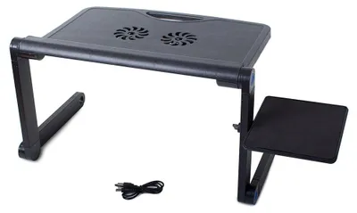 Obrázek produktu pro Verk 06162 Stolek na notebook E-Table 51 x 30 cm, černá