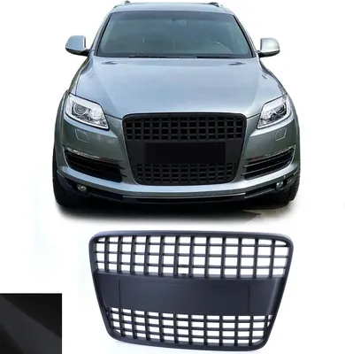 Immagine prodotto di Griglia radiatore Griglia sportiva Griglia a nido d'ape Nero opaco per Audi Q7 4L dal 2005-2009
