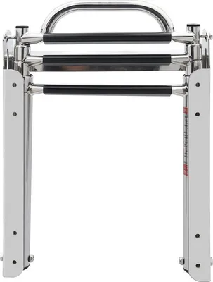 Produktbild von Famanu Bootsladder - Faltbare, teleskopische Schwimmbadleiter - 3 Stufen