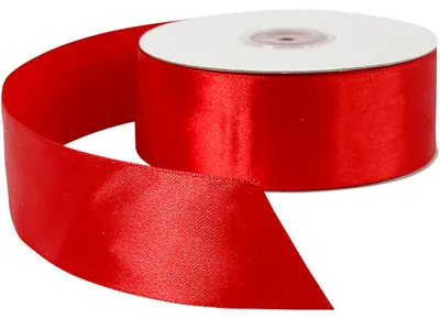 Produktbild von Satinband, B 38 mm, Rot, 50 m/ 1 Rolle [HOB-51373]