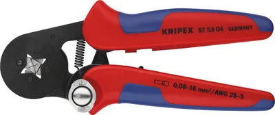 Produktbild von Knipex 97 53 04, Chrom-Vanadium-Stahl, Blau, Rot, 180 mm, 405 g