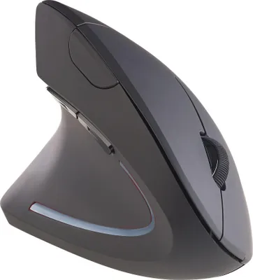 Image de Souris ergonomique verticale sans fil optique 1600 dpi 2,4 GHz pour gauchers