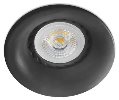 Image de Spot encastré néon rond noir