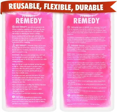 Produktbild von Kompresse Perfect Remedy – Kühlpads für Verletzungen, wiederverwendbare Kühlpackung und Wärmekompressen, Kühlpad zur Schmerzlinderung, Kühlpads Gel fü